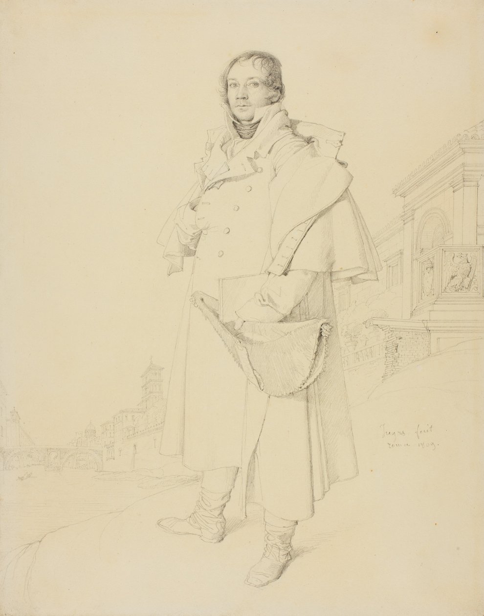 Charles François Mallet, Engenheiro Civil, 1809 de Jean Auguste Dominique Ingres