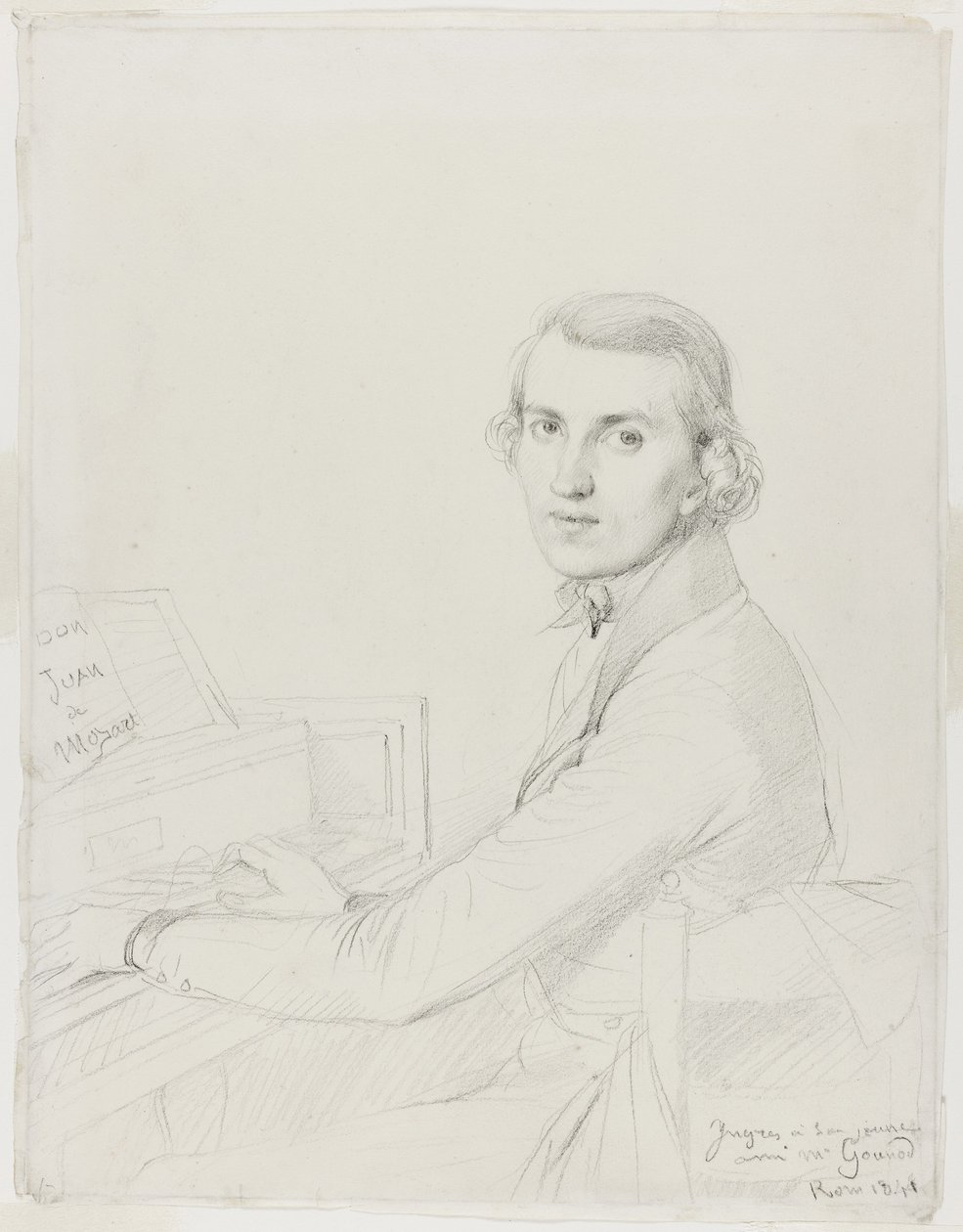 Charles Gounod, 1841 de Jean Auguste Dominique Ingres