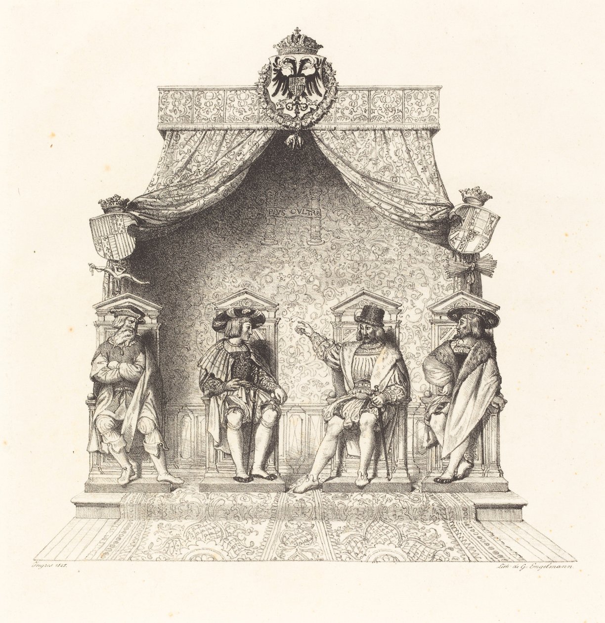 Quatro Magistrados de Besançon de Jean Auguste Dominique Ingres
