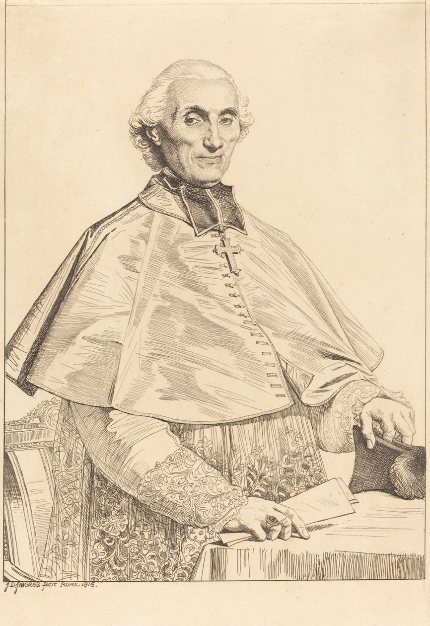 Gabriel Cortois de Pressigny de Jean Auguste Dominique Ingres