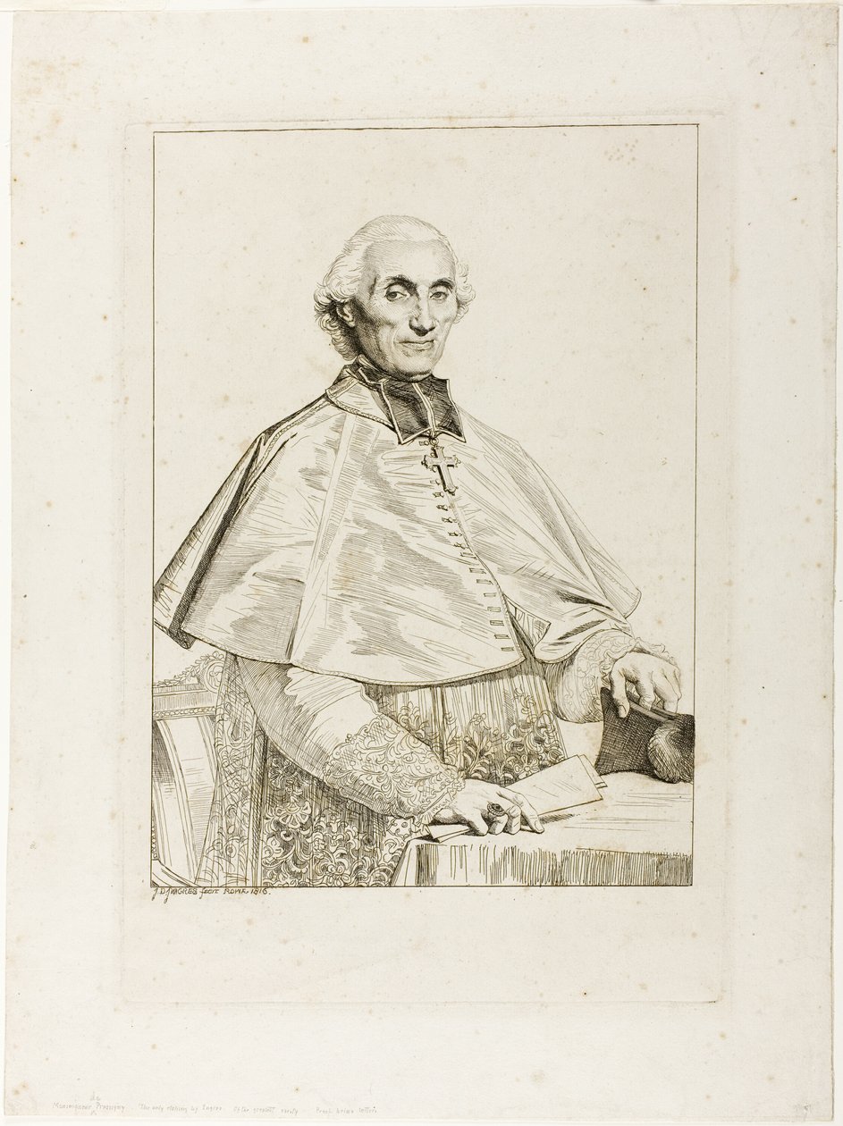 Gabriel Cortois de Pressigny de Jean Auguste Dominique Ingres