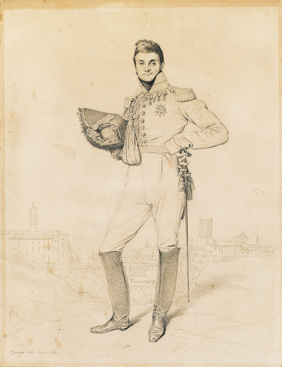 General Louis-Etienne Dulong de Rosnay, 1818 de Jean Auguste Dominique Ingres
