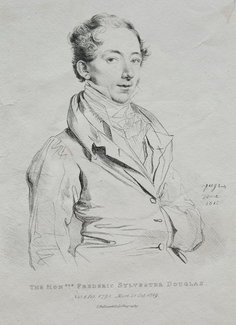 Honorável Frederic Sylvester Douglas, 1815. de Jean Auguste Dominique Ingres