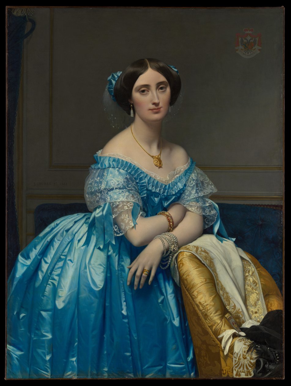 Joséphine-Éléonore-Marie-Pauline de Galard de Brassac de Béarn (1825-1860), princesa de Broglie de Jean Auguste Dominique Ingres