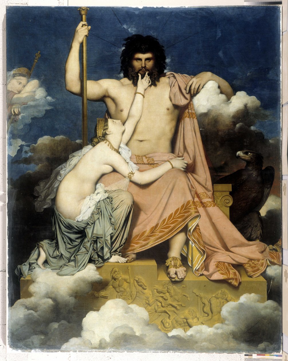 Júpiter e Tétis de Jean Auguste Dominique Ingres