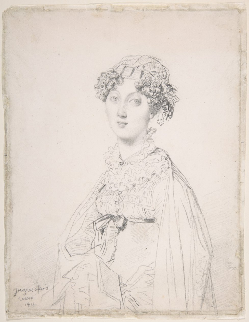 Lady Mary Cavendish-Bentinck (?-1843) de Jean Auguste Dominique Ingres