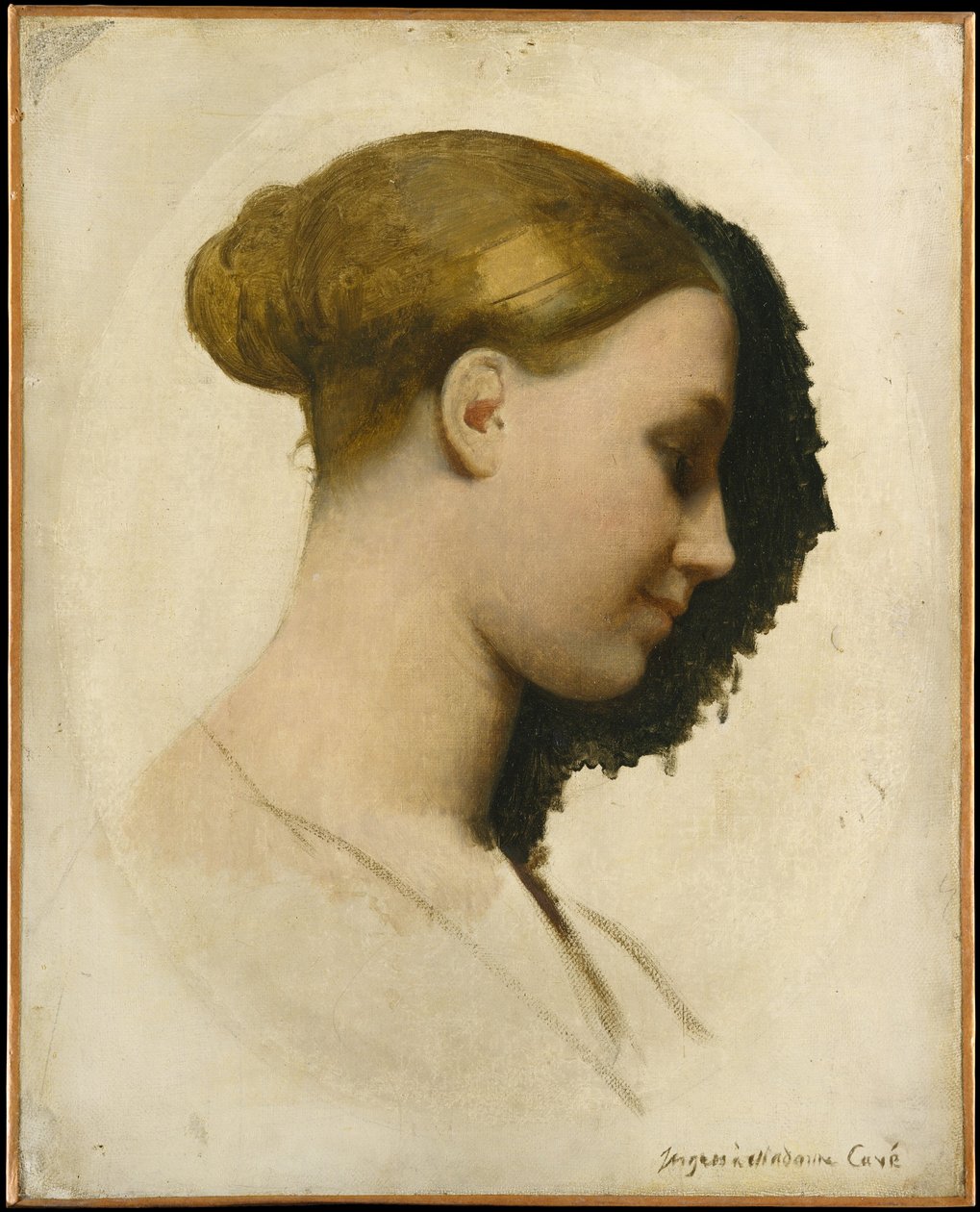 A Sra. Edmond Cavé (Marie-Élisabeth Blavot, nascida em 1810) de Jean Auguste Dominique Ingres