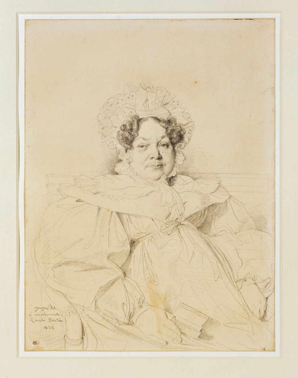 Louis-Francois Bertin ... de Jean Auguste Dominique Ingres