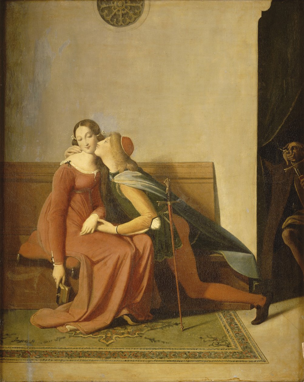 Paolo e Francesca de Jean Auguste Dominique Ingres