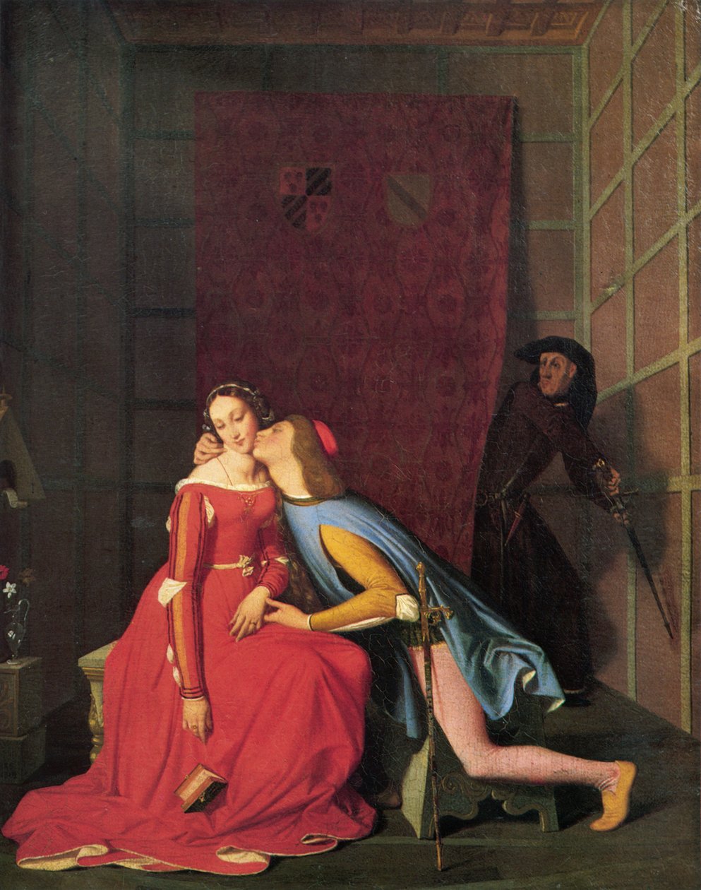 Paolo e Francesca, 1819. de Jean Auguste Dominique Ingres