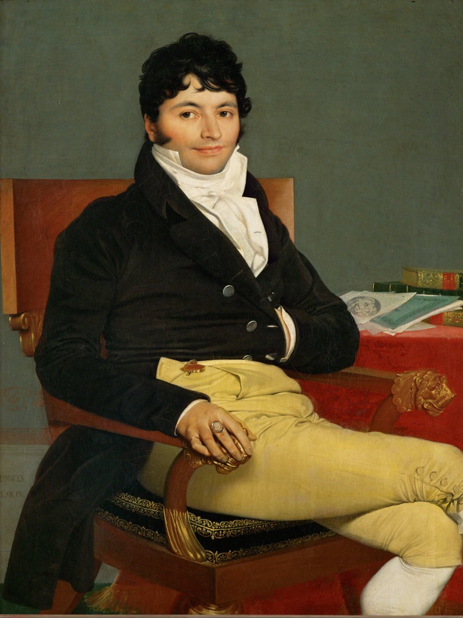 Philibert Riviere, mestre de petições no Conselho do Rei ... de Jean Auguste Dominique Ingres