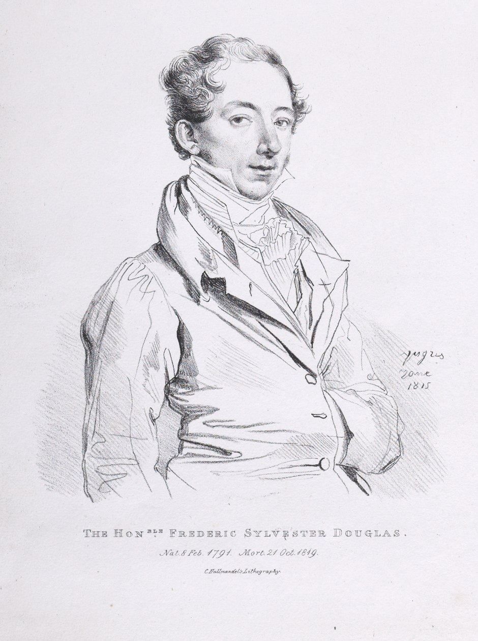 Retrato de Frederick Sylvester Douglas de Jean Auguste Dominique Ingres