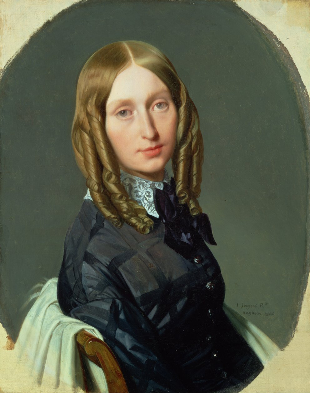 Retrato da Madame Frederic Reiset, 1846 de Jean Auguste Dominique Ingres
