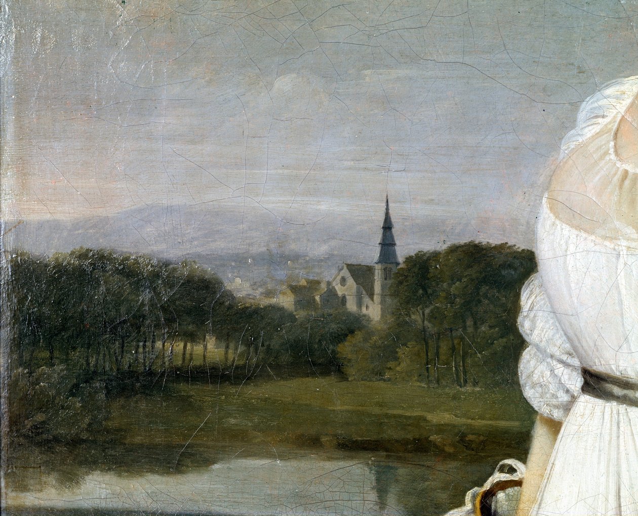 Retrato da senhorita Caroline Riviere de Jean Auguste Dominique Ingres
