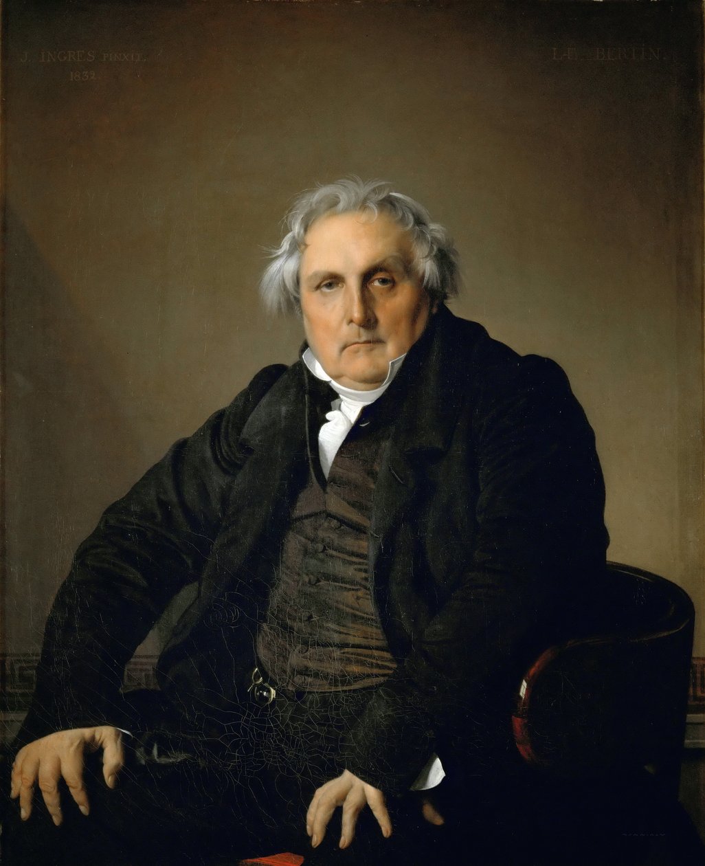 Retrato de Monsieur Bertin de Jean Auguste Dominique Ingres