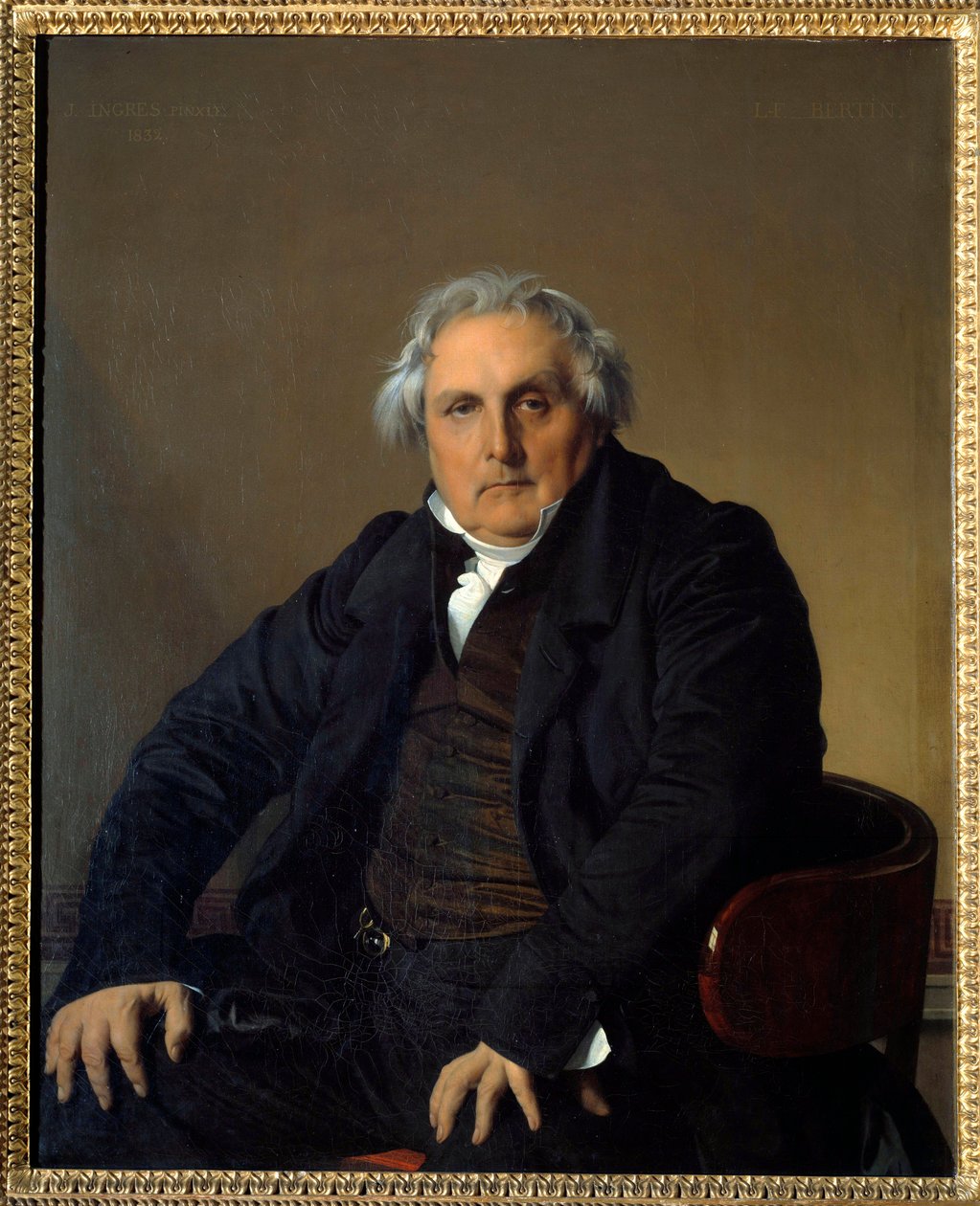 Retrato de Monsieur Louis Francois Bertin (1766-1841) dit Bertin l