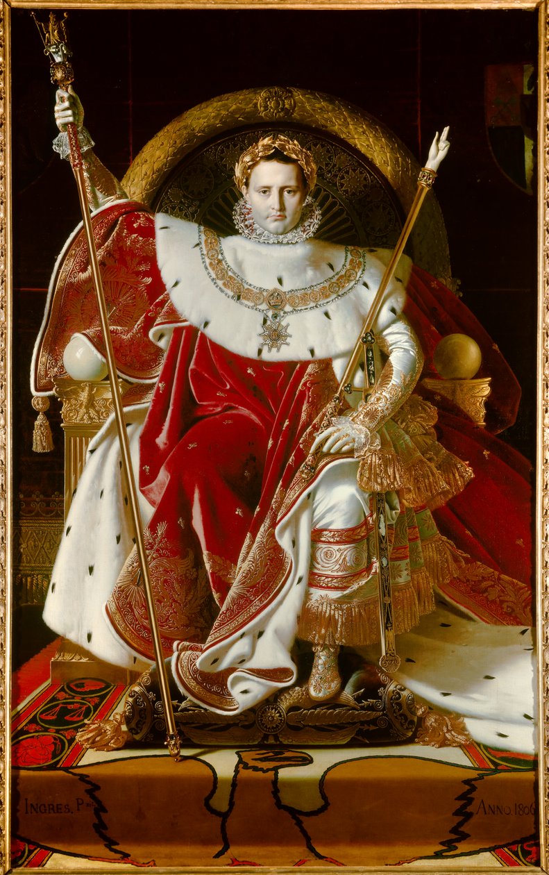 Retrato de Napoleão I de Jean Auguste Dominique Ingres