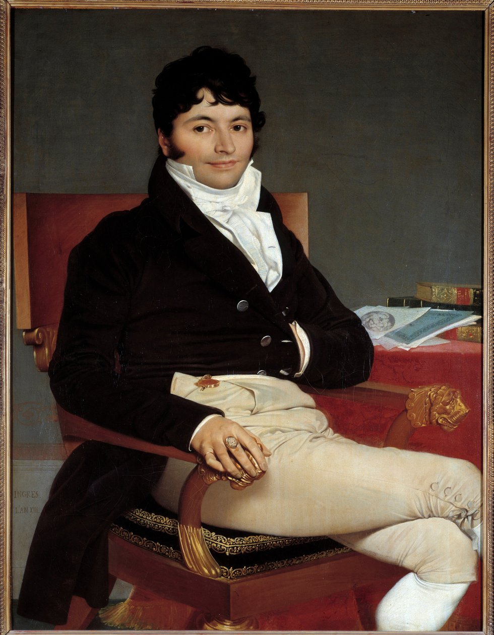 Retrato de Philibert Riviere (1766-1816) mestre dos pedidos no conselho do rei em 1815 Pintura de Jean Auguste Dominique Ingres (1780-1867) 1804 Sol. 1,16 x 0,89 m de Jean Auguste Dominique Ingres