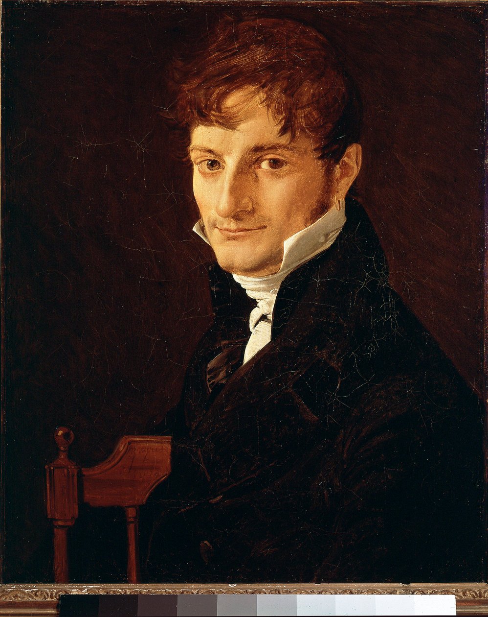Retrato de um membro da família Belveze-Foulon (Belveze Foulon). Pintura de Jean-Auguste-Dominique Ingres (1780-1867) (Jean-Auguste-Dominique Ingres) de Jean Auguste Dominique Ingres