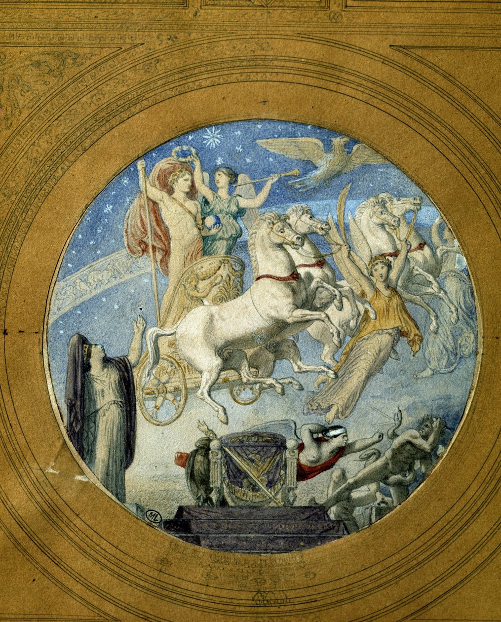 A apoteose de Napoleão I de Jean Auguste Dominique Ingres