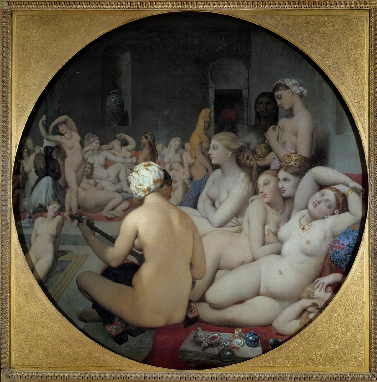 O banho turco de Jean Auguste Dominique Ingres