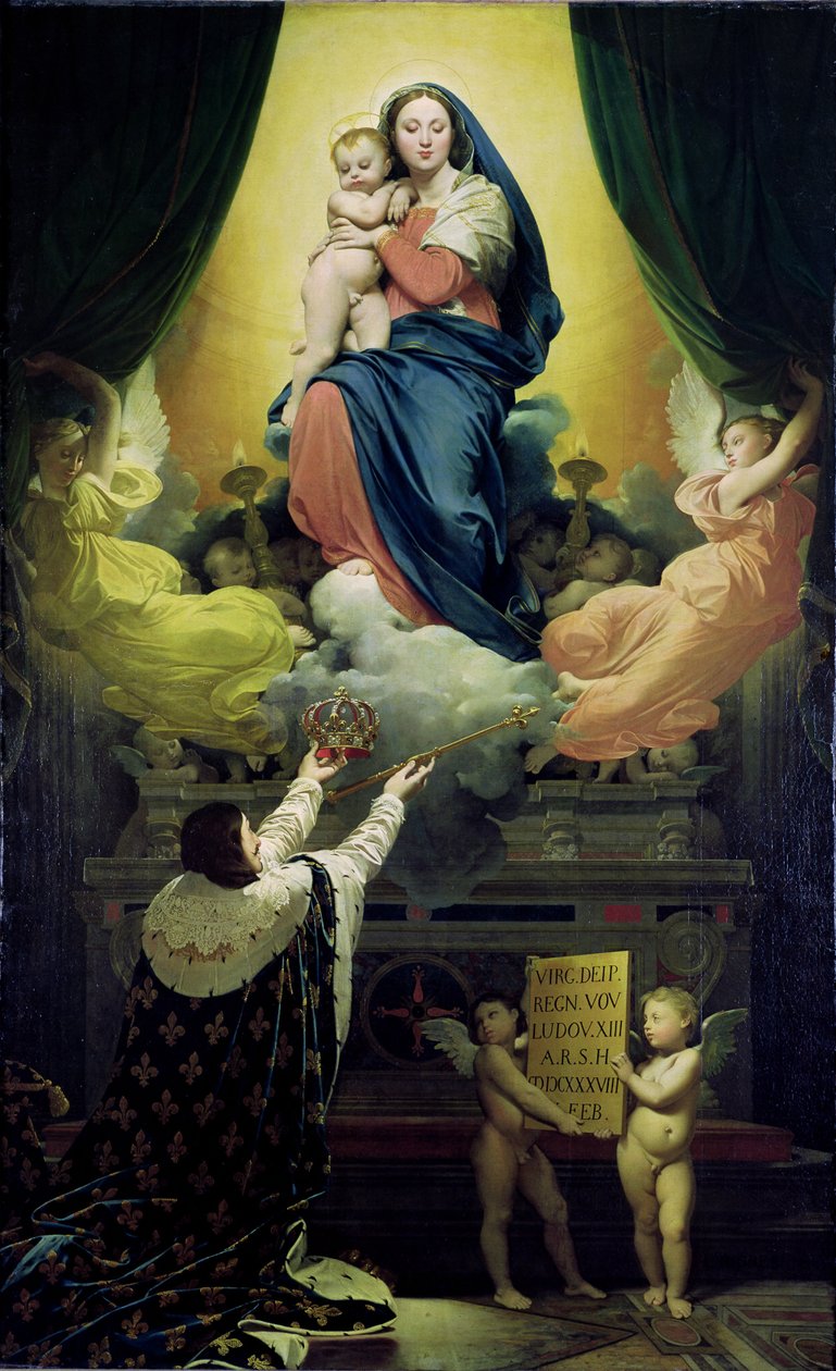 O voto de Luís XIII de Jean Auguste Dominique Ingres