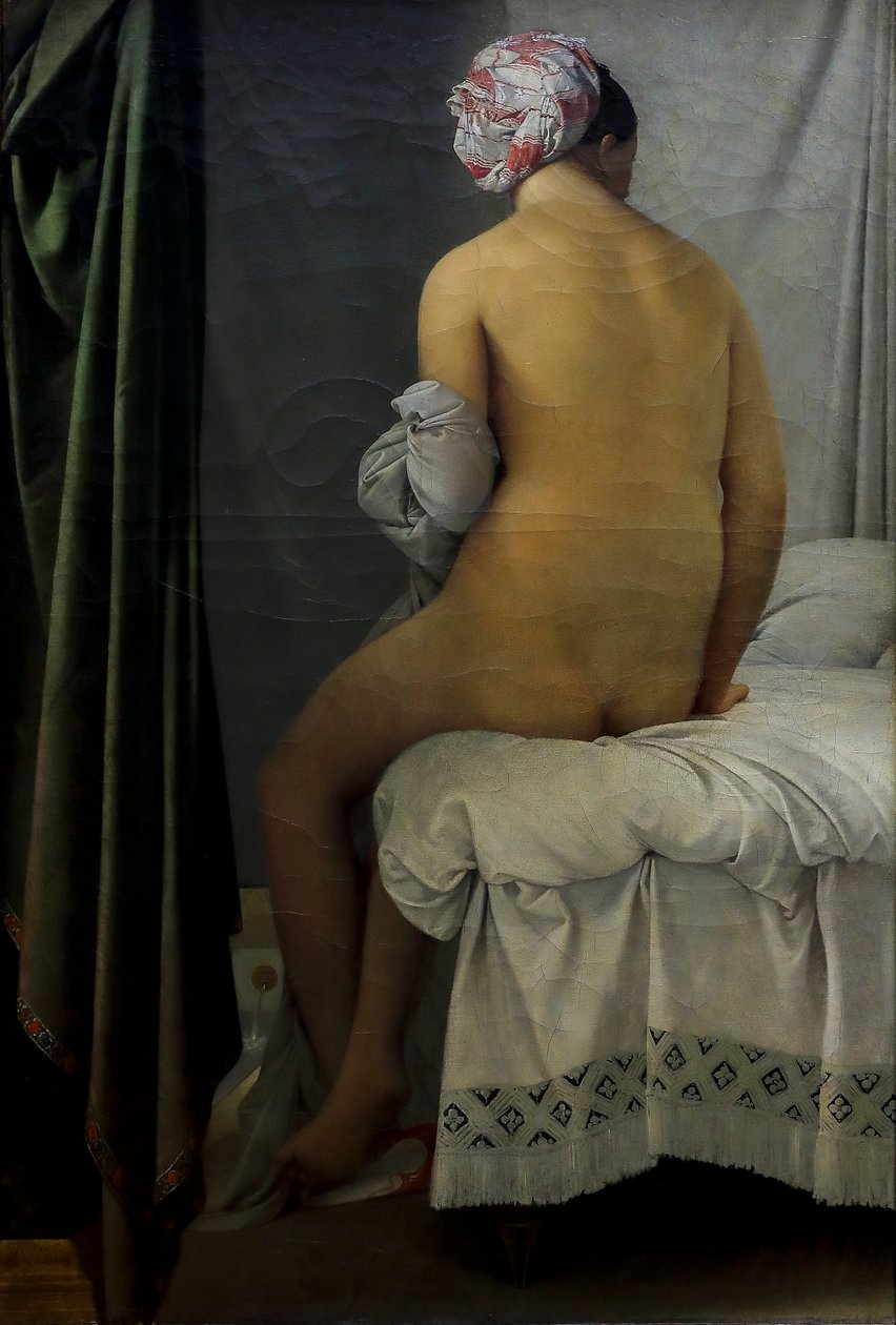 O banhista (o banhista de Valpiçon) de Jean Auguste Dominique Ingres