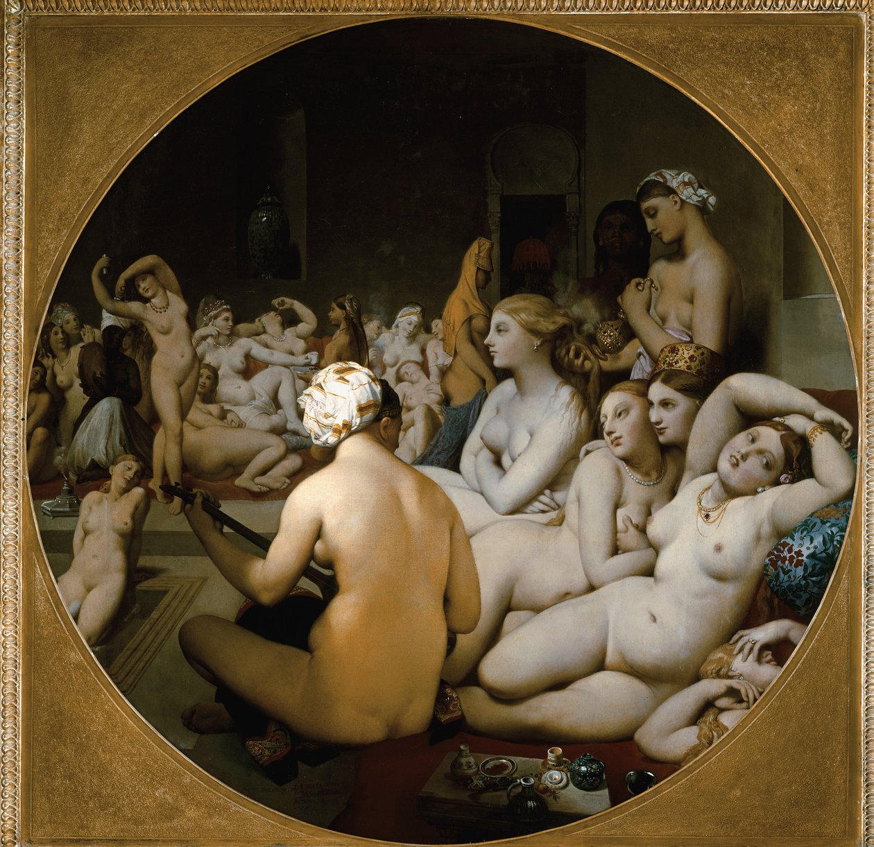 Banho turco de Jean Auguste Dominique Ingres