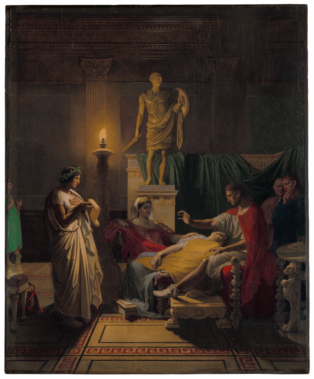 Virgílio lendo a Eneida de Jean Auguste Dominique Ingres