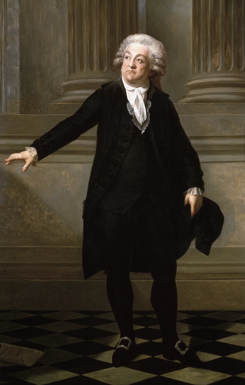 Retrato de Honore Gabriel Riqueti, Conde de Mirabeau (óleo sobre tela de Jean Baptiste Adolphe Gibert