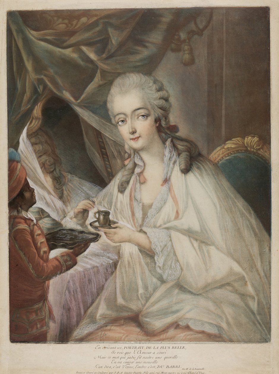 Senhora du Barry, 1771 de Jean Baptiste André Gautier Dagoty