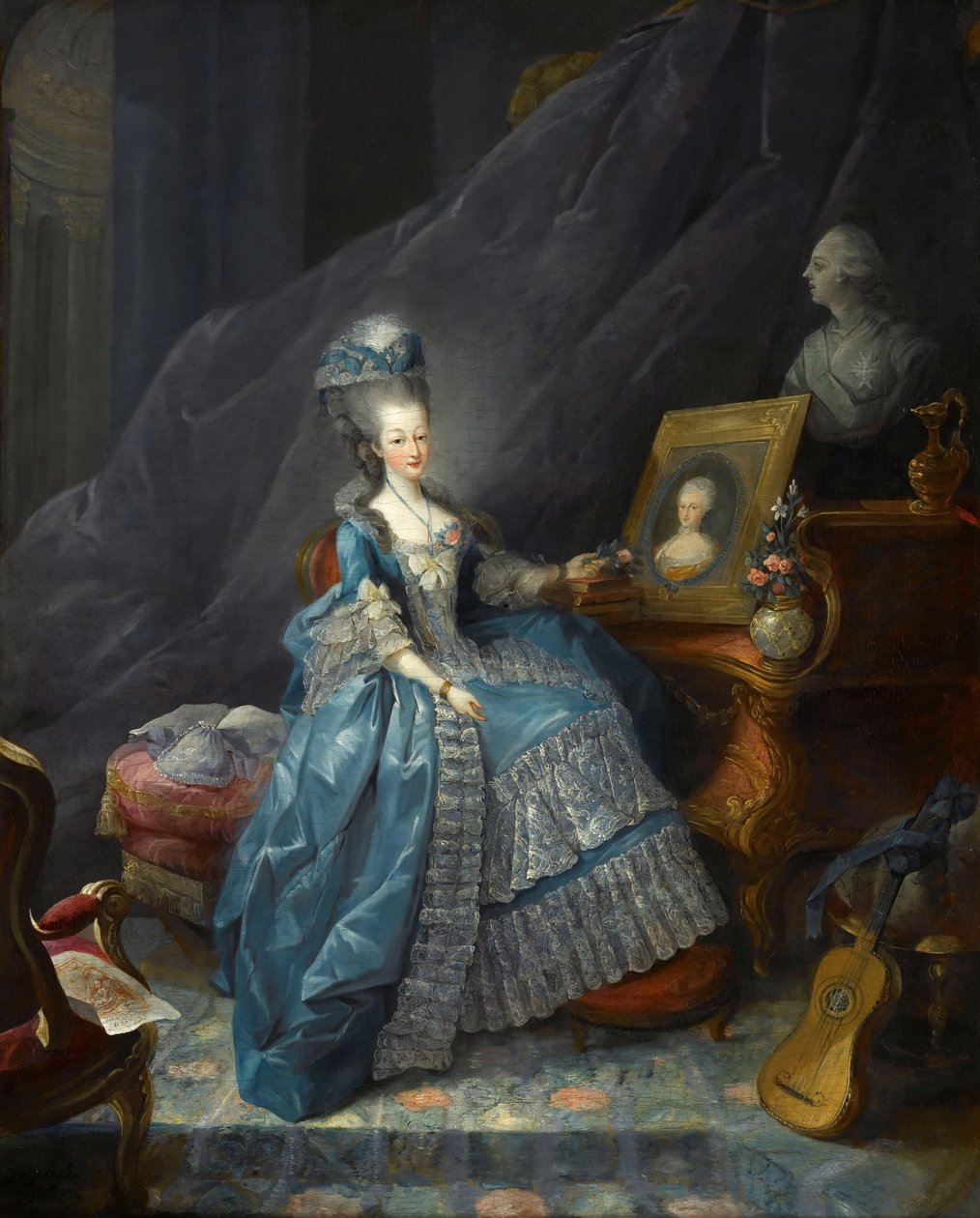 Princesa Maria Teresa de Sabóia 1756-1805 de Jean Baptiste André Gautier Dagoty