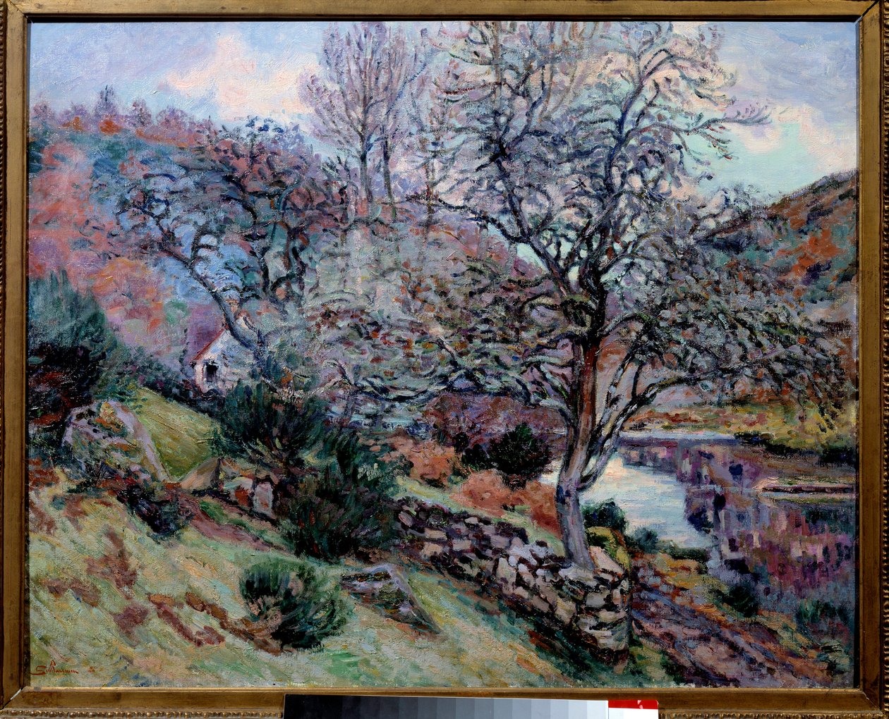 Crozan, a Rocha do Eco Pintura de Jean Baptiste Armand (1841-1927) Século XIX Bayonne Musee Bonnat de Jean Baptiste Armand Guillaumin