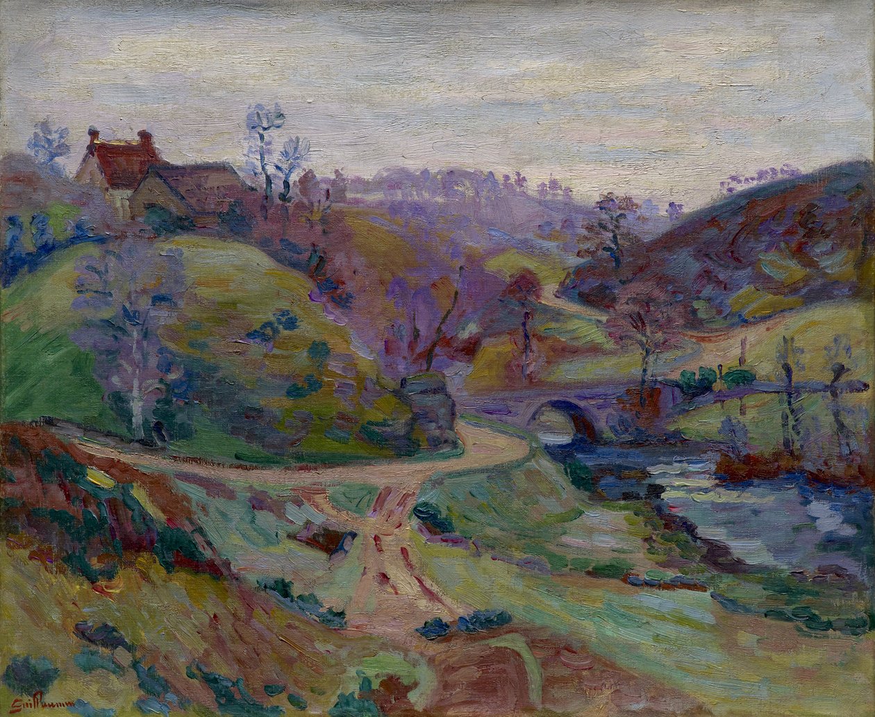 Crozant, ponte de Charraud, 1903 de Jean Baptiste Armand Guillaumin