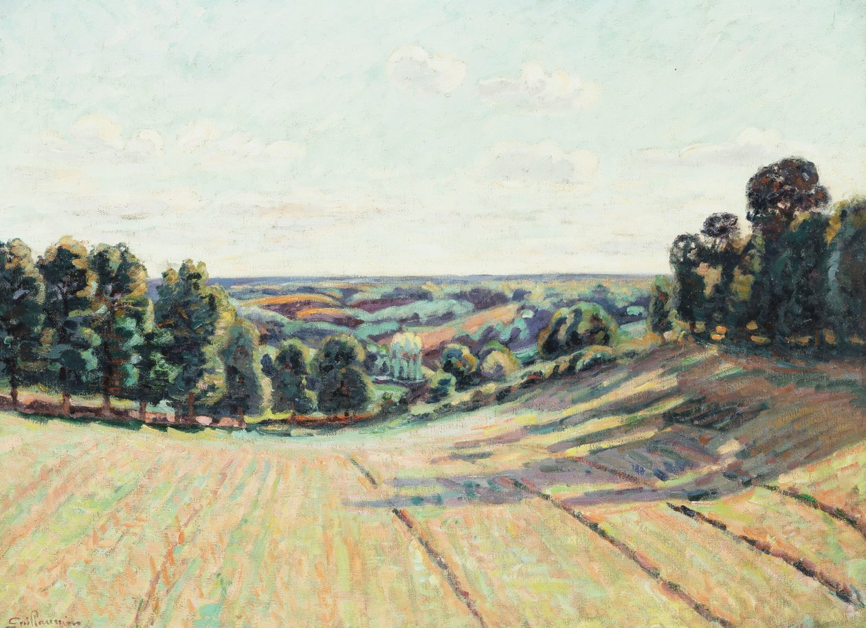 Paisagem montanhosa em La Creuse, c.1900 de Jean Baptiste Armand Guillaumin