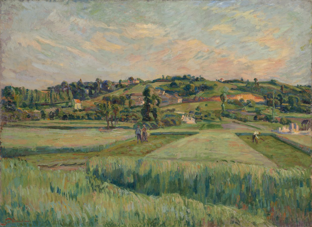 Paisagem, Ilha de França, c.1885 de Jean Baptiste Armand Guillaumin