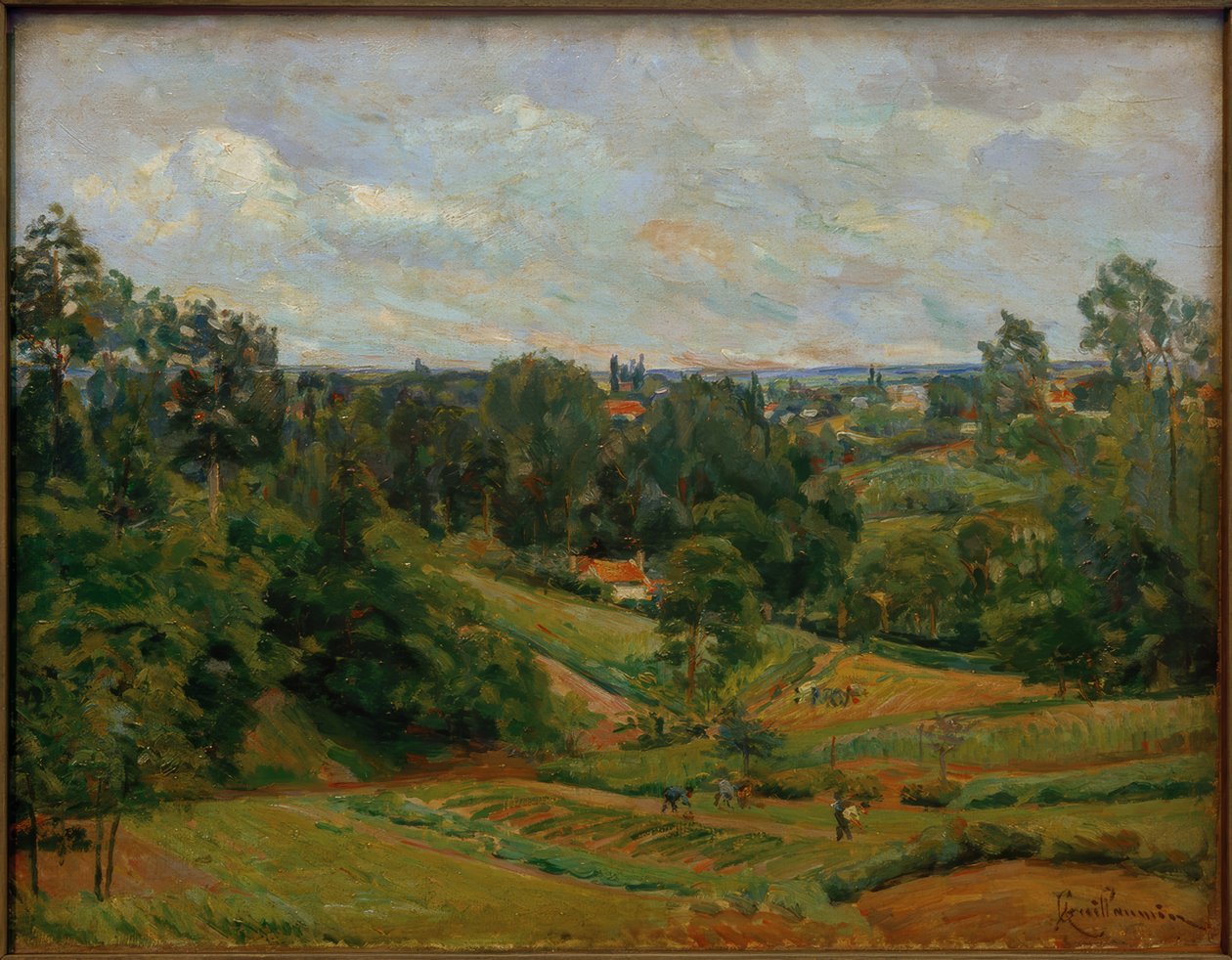 Paisagem em Pontoise de Jean Baptiste Armand Guillaumin