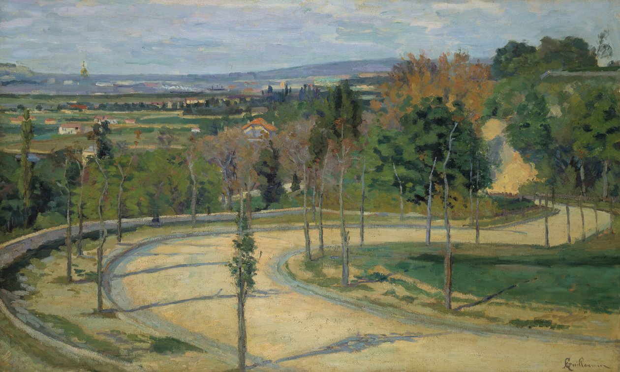 Os arredores de Paris, 1875 de Jean Baptiste Armand Guillaumin