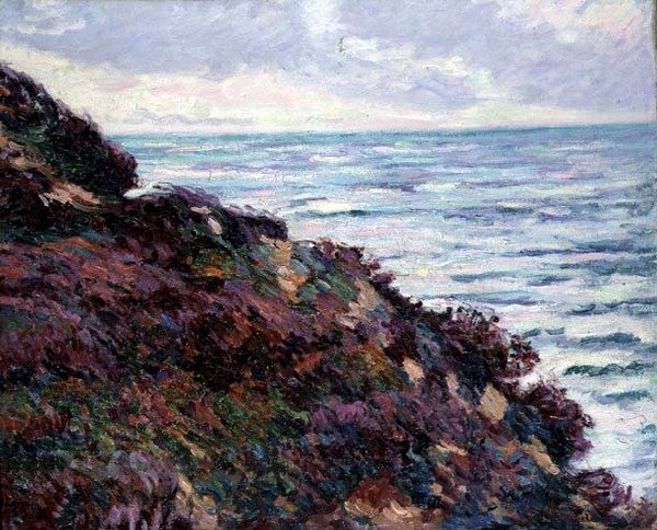 Paisagem Marinha (óleo sobre tela) de Jean Baptiste Armand Guillaumin