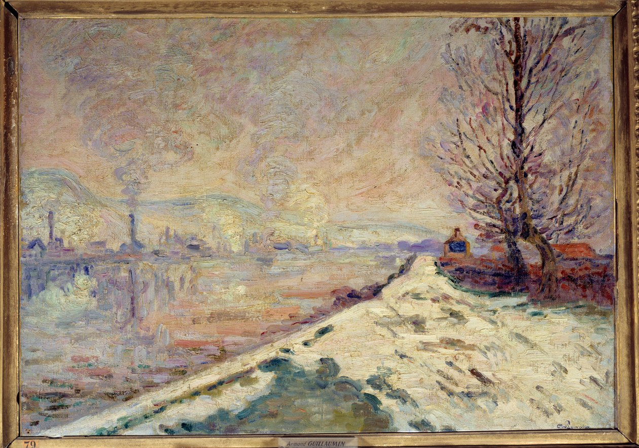 Rouen, Pintura de Jean Baptiste Armand Guillaumin (1841-1927) Sol do século XX. 0,49x0,65 m Lyon, Musee des Beaux Arts de Jean Baptiste Armand Guillaumin