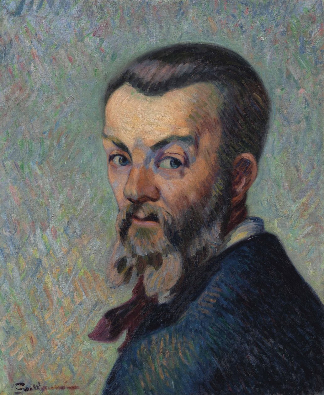 Auto-retrato, c. 1888 de Jean Baptiste Armand Guillaumin