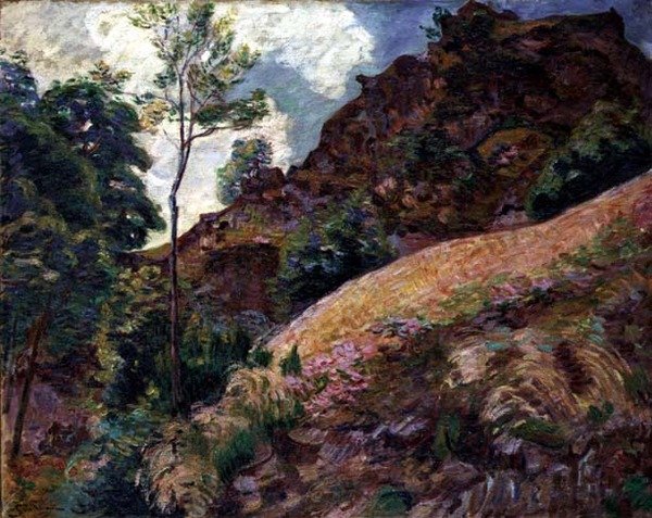 As margens do rio Luys (óleo sobre tela) de Jean Baptiste Armand Guillaumin
