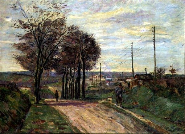 A periferia de Paris, c.1881 (óleo sobre tela) de Jean Baptiste Armand Guillaumin