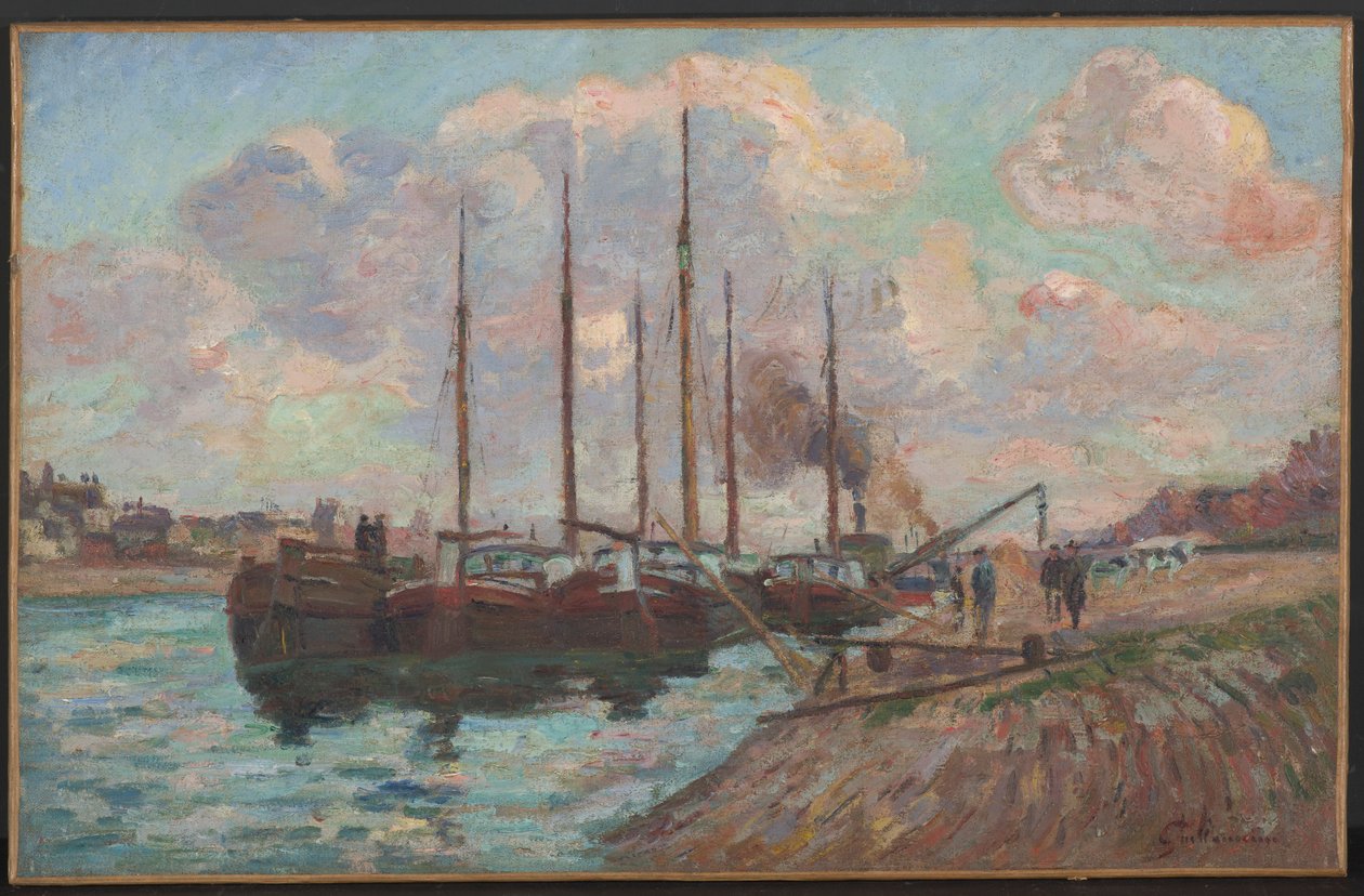 O Cais de Austerlitz (óleo sobre tela) de Jean Baptiste Armand Guillaumin