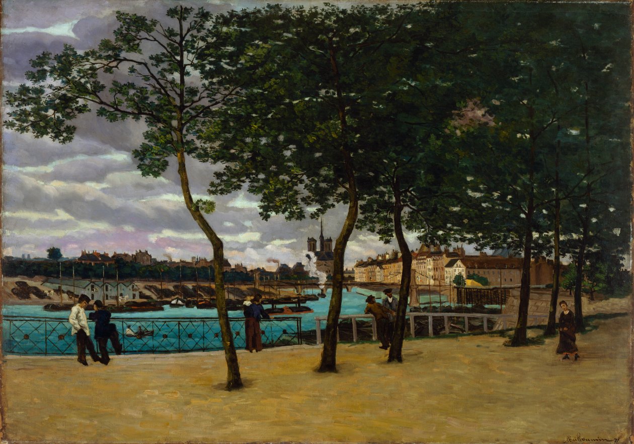 O Sena em Paris, 1871 de Jean Baptiste Armand Guillaumin