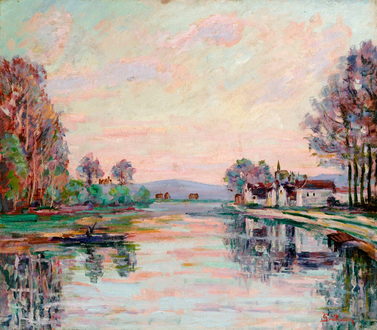 O Sena em Samois, c.1900 de Jean Baptiste Armand Guillaumin