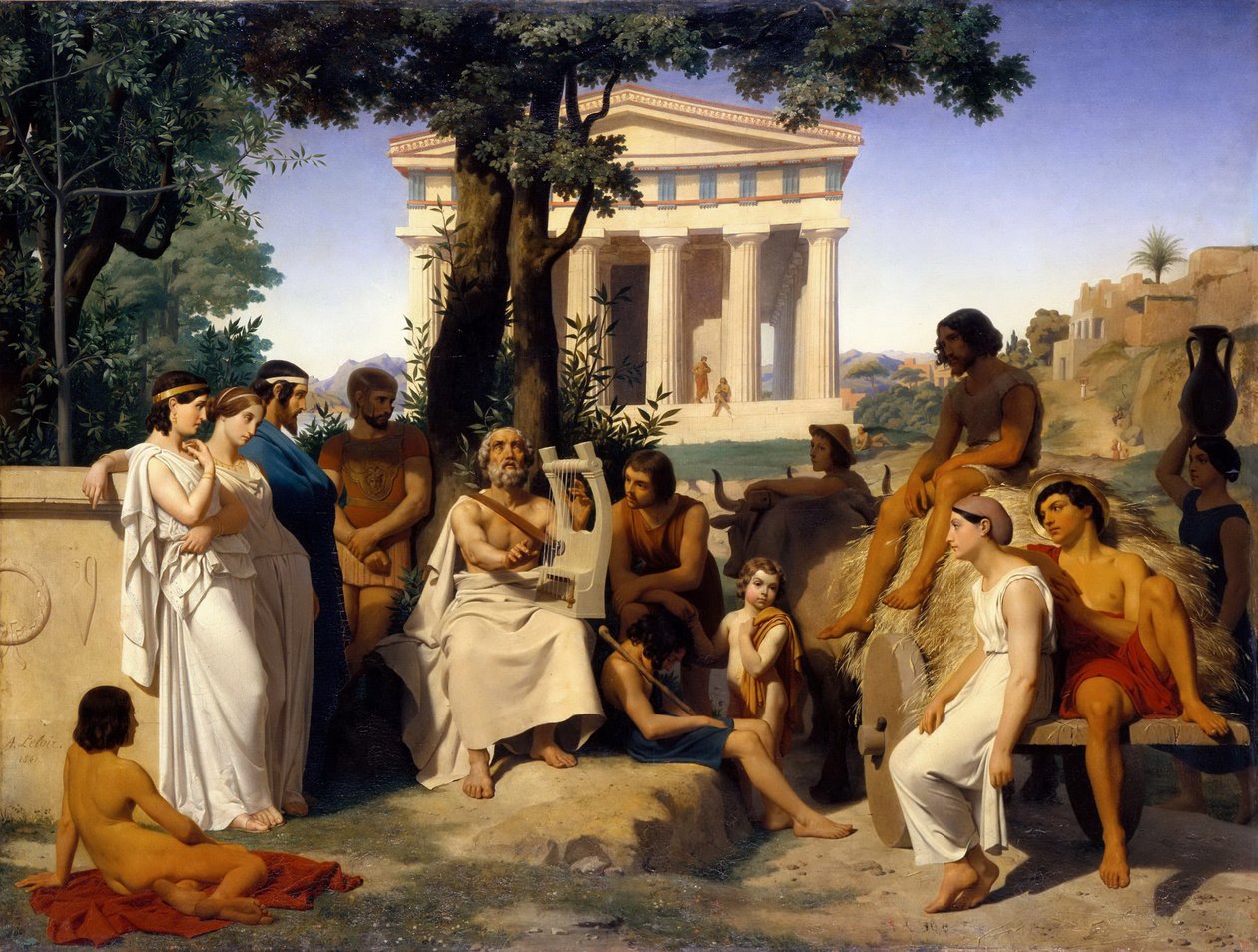 Homer de Jean Baptiste Auguste Leloir