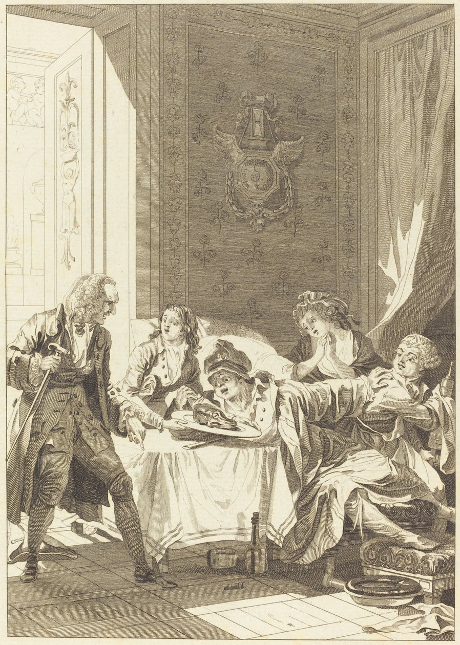 O glutão de Jean Baptiste Blaise Simonet after Jacques Louis François Touzé