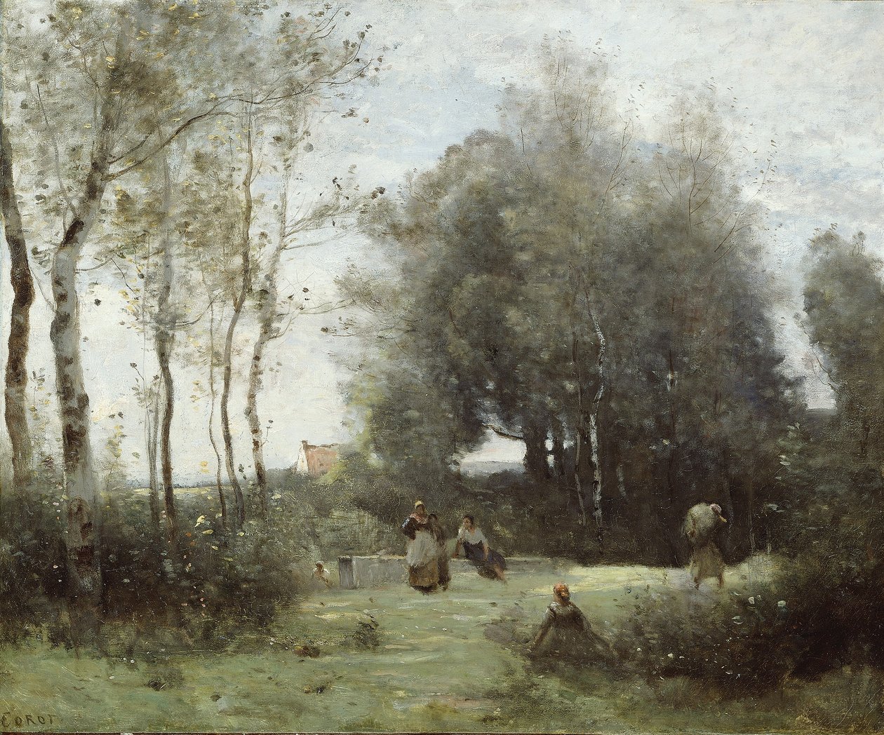 Arleux-Palluel, A Ponte dos Tristes, 1871–72 de Jean Baptiste Camille Corot