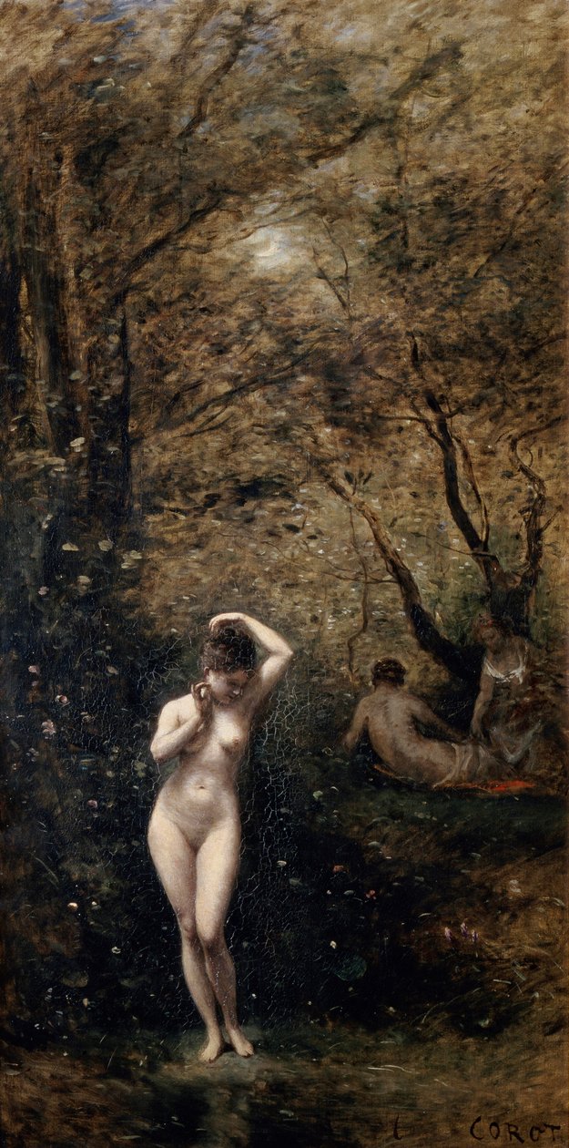 Diana Bathing, 1873-1874. de Jean Baptiste Camille Corot